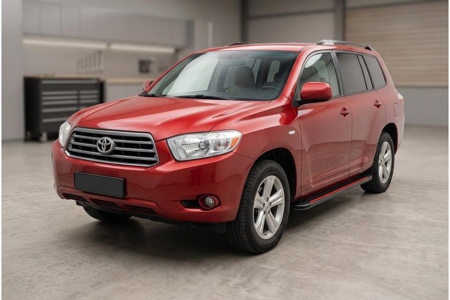Toyota Highlander 2008-2013 Estribos Laterales Maya Red (2 uds., Aluminio) Image