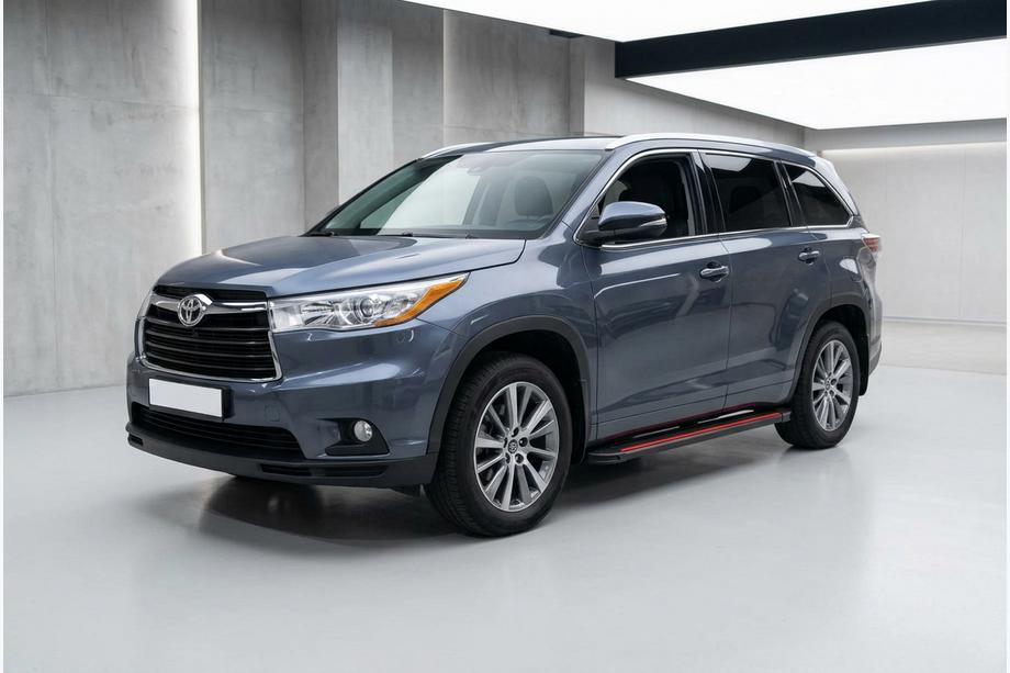 Toyota Highlander 2013-2019 Estribos Laterales Maya Red (2 uds., Aluminio) Image