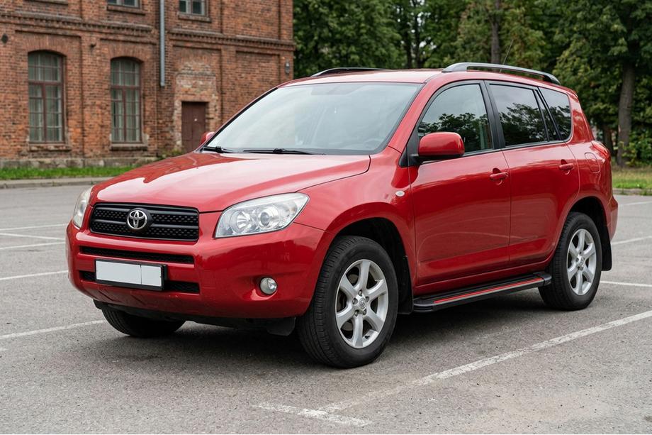 Toyota Rav 4 2006-2013 Estribos Laterales Maya Red (2 uds., Aluminio) Image