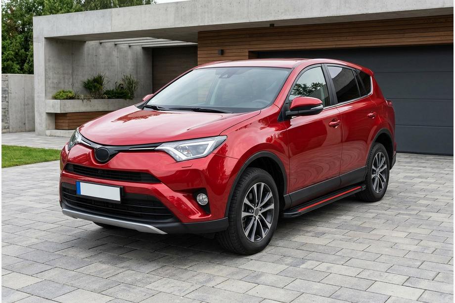 Toyota Rav 4 2013-2018 Estribos Laterales Maya Red (2 uds., Aluminio) Image