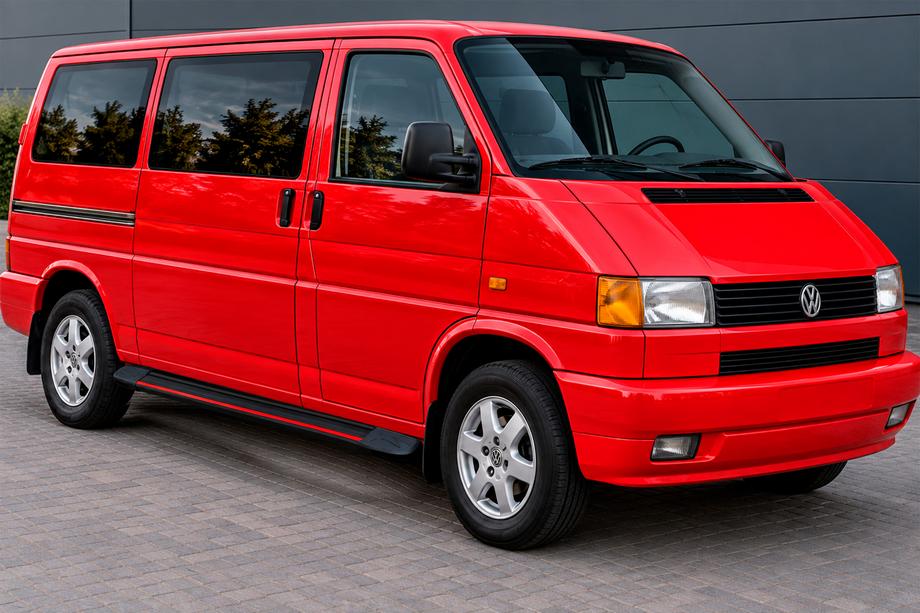 Volkswagen T4 Transporter 1990-2003 Estribos Laterales Maya Red (2 uds., Aluminio) Image