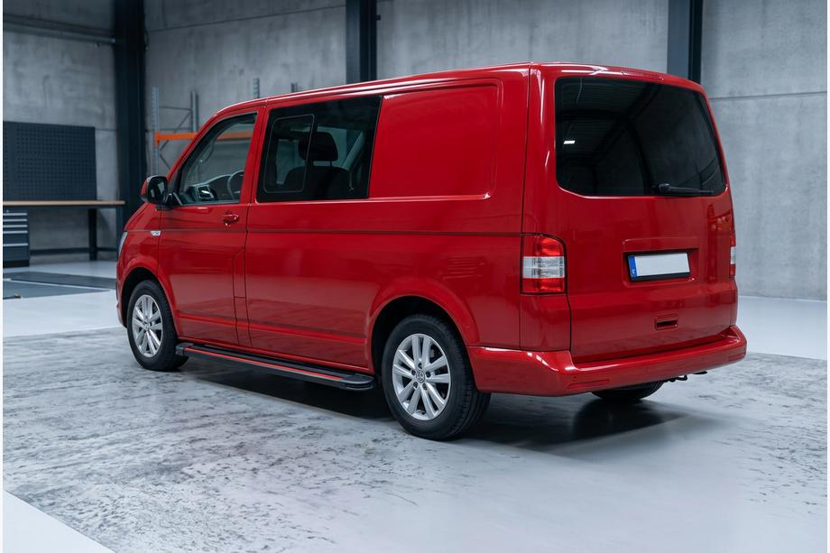 Volkswagen T6 2015-2024 Estribos Laterales Maya Red (2 uds., Aluminio) Batalla Larga Image