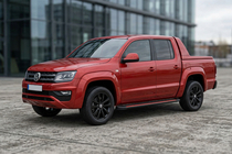 Volkswagen Amarok 2010-2022 Estribos Laterales Maya Red-Black (2 uds., Aluminio) foto 1