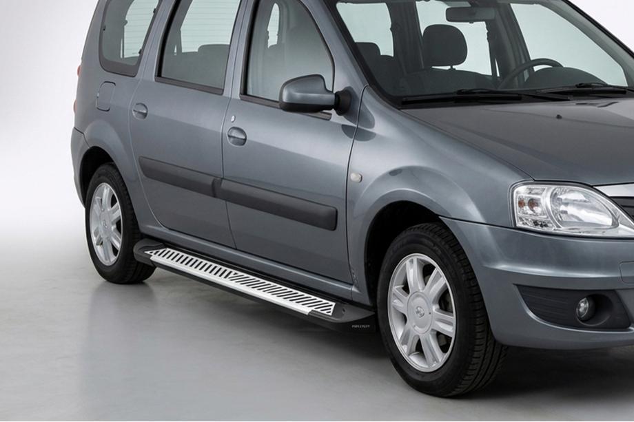 Lada Largus 2012- Estribos Laterales Line (2 uds., Aluminio) Image