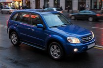 Chery Tiggo 1 2005-2016 Estribos Laterales Maya Blue (2 uds., Aluminio) foto 1