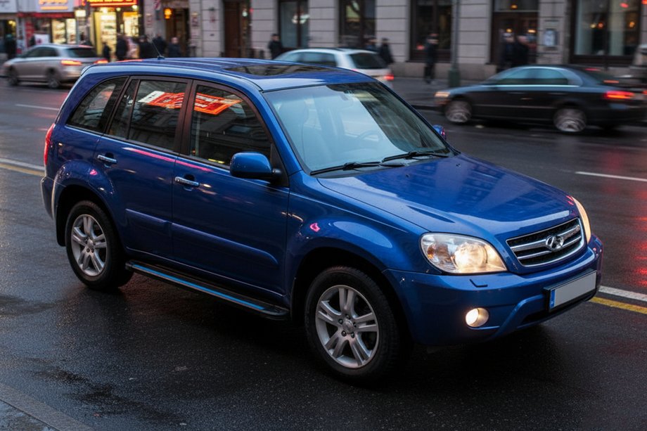 Chery Tiggo 1 2005-2016 Estribos Laterales Maya Blue (2 uds., Aluminio) Image