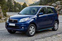 Daihatsu Terios 2006-2017 Estribos Laterales Maya Blue (2 uds., Aluminio) foto 1