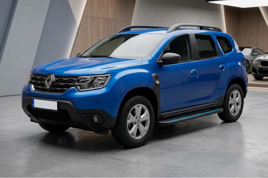 Dacia Duster 2018-2024 Estribos Laterales Maya Blue (2 uds., Aluminio) Image