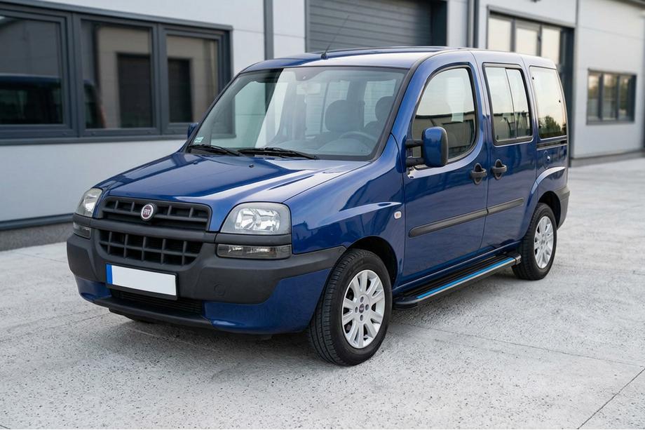 Fiat Doblo I 2001-2005 Estribos Laterales Maya Blue (2 uds., Aluminio) Foto 1