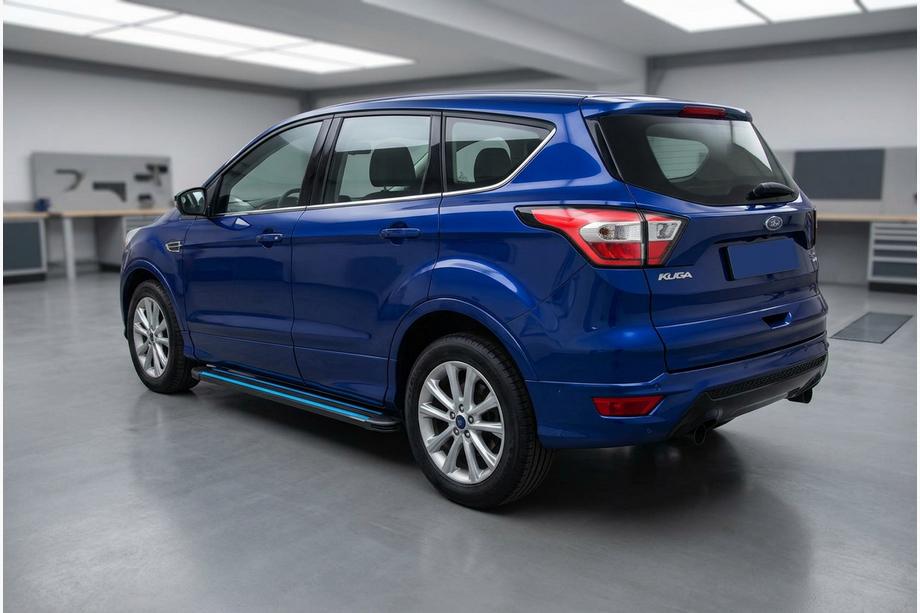 Ford Kuga/Escape 2013-2019 Estribos Laterales Maya Blue (2 uds., Aluminio) Image