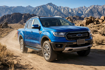Ford Ranger 2011–2022 Estribos Laterales Maya Blue (2 uds., Aluminio) foto 1