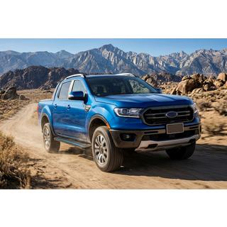 Estribos Laterales Maya Blue (2 uds., Aluminio) Ford Ranger 2011–2022 foto 1