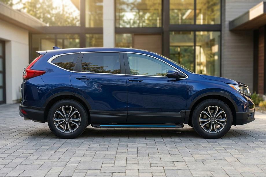 Honda CRV 2017-2022 Estribos Laterales Maya Blue (2 uds., Aluminio) Image