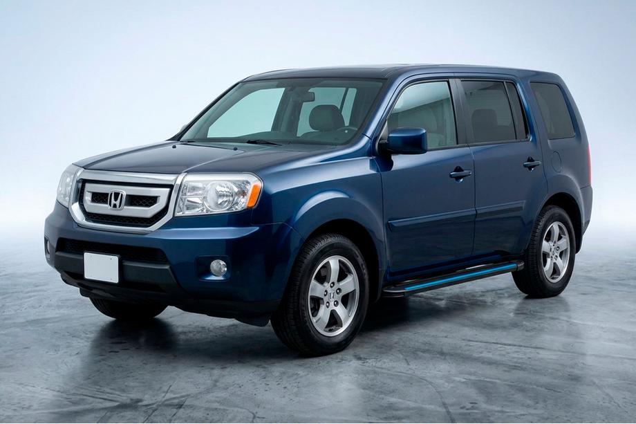 Honda Pilot 2008-2015 Estribos Laterales Maya Blue (2 uds., Aluminio) Foto 1