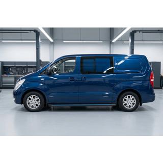 Estribos Laterales Maya Blue (2 uds., Aluminio) Hyundai H300, H1, Starex 2008-2020 foto 1