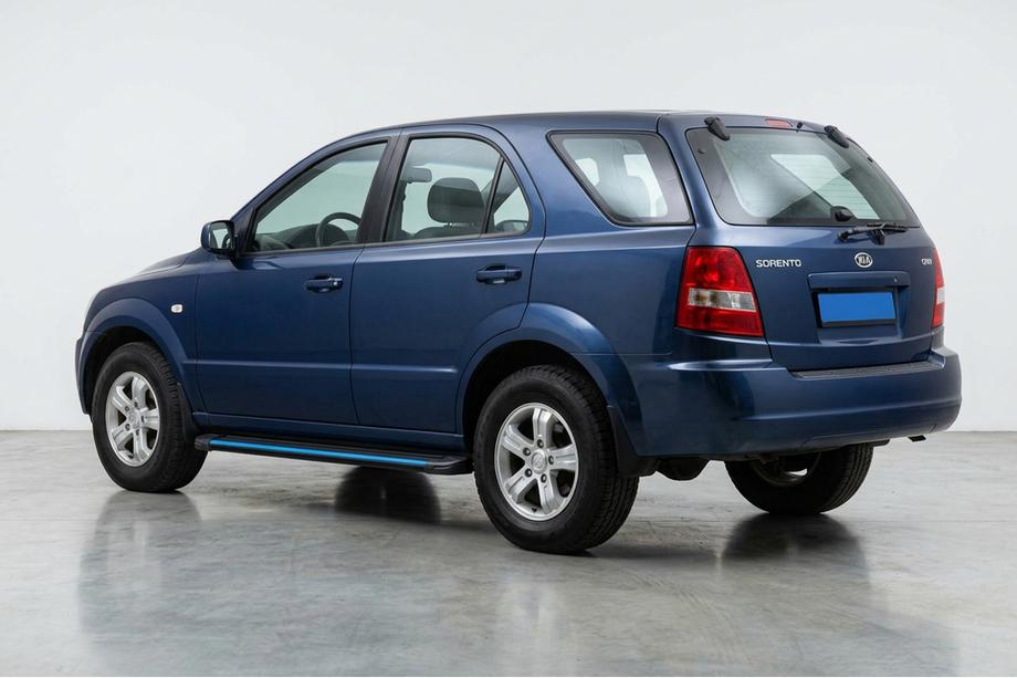 Kia Sorento I BL 2002-2009 Estribos Laterales Maya Blue (2 uds., Aluminio) Foto 1