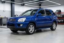 Kia Sportage 2004-2010 Estribos Laterales Maya Blue (2 uds., Aluminio) foto 1