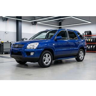 Estribos Laterales Maya Blue (2 uds., Aluminio) Kia Sportage 2004-2010 foto 1