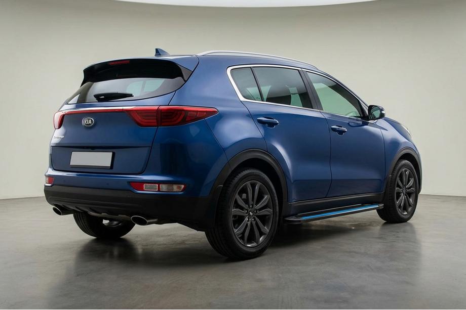 Kia Sportage 2015-2021 Estribos Laterales Maya Blue (2 uds., Aluminio) Image