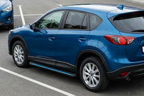 Mazda CX-5 2012-2017 Estribos Laterales Maya Blue (2 uds., Aluminio) foto 2