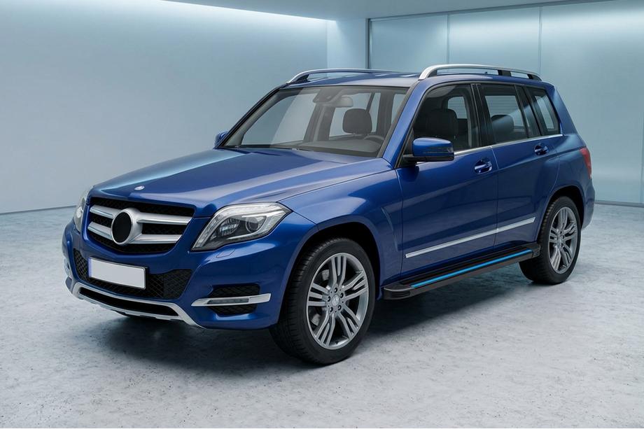Mercedes GLK class X204 2008-2015 Estribos Laterales Maya Blue (2 uds., Aluminio) Image