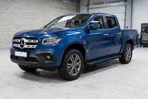 Mercedes X class 2017-2020 Estribos Laterales Maya Blue (2 uds., Aluminio) foto 1