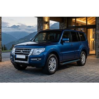 Estribos Laterales Maya Blue (2 uds., Aluminio) Mitsubishi Pajero Wagon IV 2006-2021 foto 1