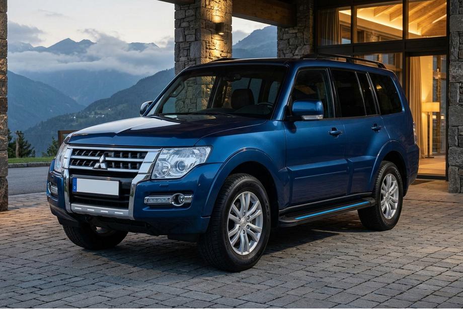 Mitsubishi Pajero Wagon IV 2006-2021 Estribos Laterales Maya Blue (2 uds., Aluminio) Image