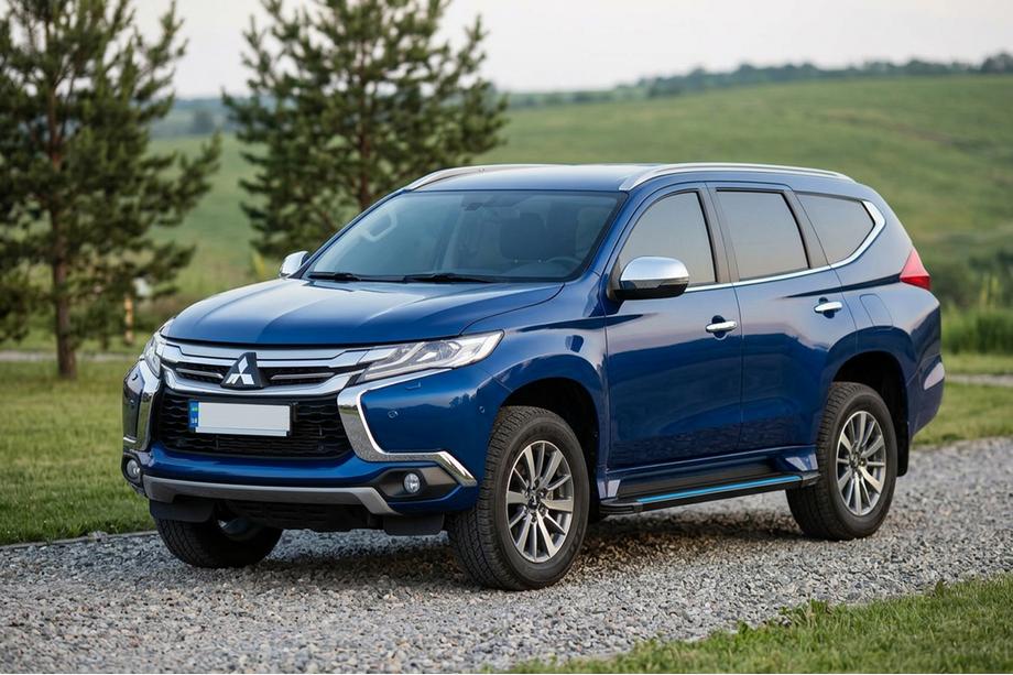 Mitsubishi Pajero Sport 2015- Estribos Laterales Maya Blue (2 uds., Aluminio) Foto 1