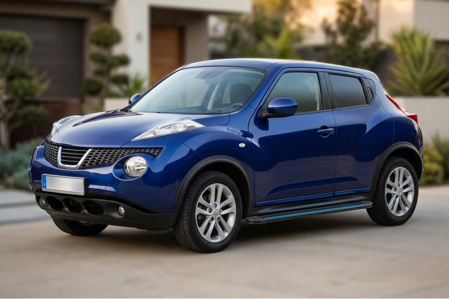 Nissan Juke 2010-2019 Estribos Laterales Maya Blue (2 uds., Aluminio) Image