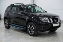Nissan Terrano 2014- Estribos Laterales Maya Blue (2 uds., Aluminio) foto 1