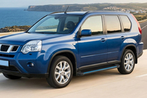 Nissan X-trail T31 2007-2014 Estribos Laterales Maya Blue (2 uds., Aluminio) foto 1