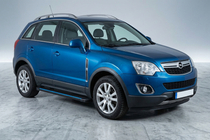 Opel Antara 2006-2017 Estribos Laterales Maya Blue (2 uds., Aluminio) foto 1