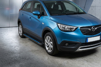Opel Crossland X 2017-2024 Estribos Laterales Maya Blue (2 uds., Aluminio) foto 1