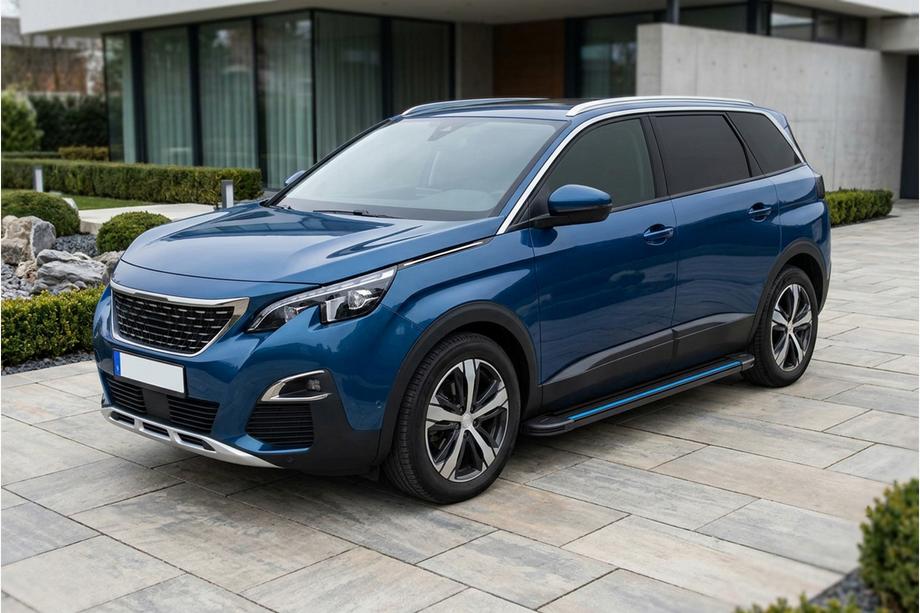 Peugeot 5008 2016-2023 Estribos Laterales Maya Blue (2 uds., Aluminio) Image