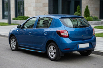 Renault Sandero 2013-2022 Estribos Laterales Maya Blue (2 uds., Aluminio) foto 1