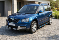 Skoda Yeti 2009-2017 Estribos Laterales Maya Blue (2 uds., Aluminio) foto 1