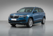 Skoda Karoq 2018- Estribos Laterales Maya Blue (2 uds., Aluminio) foto 1