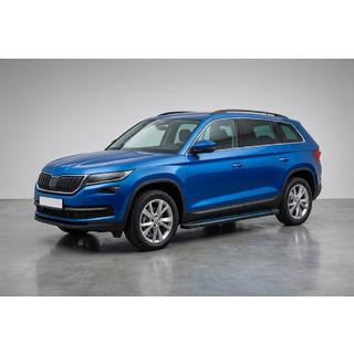 Estribos Laterales Maya Blue (2 uds., Aluminio) Skoda Kodiaq 2016-2023 foto 1
