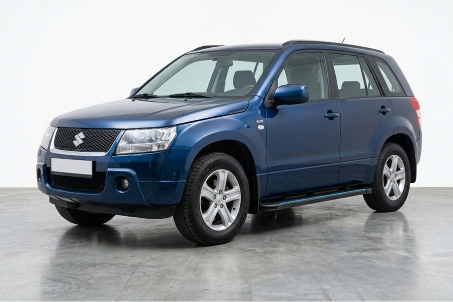Suzuki Grand Vitara 2005-2017 Estribos Laterales Maya Blue (2 uds., Aluminio) Foto 1
