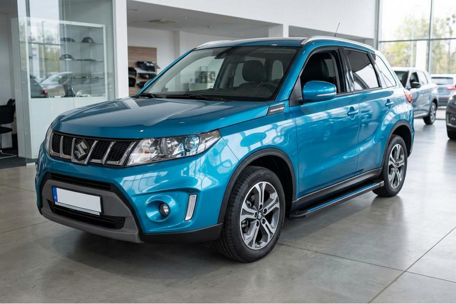 Suzuki Vitara 2015- Estribos Laterales Maya Blue (2 uds., Aluminio) Image