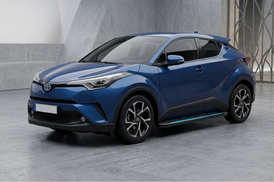 Toyota C-HR 2016-2023 Estribos Laterales Maya Blue (2 uds., Aluminio) Image