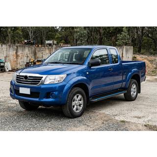 Estribos Laterales Maya Blue (2 uds., Aluminio) Toyota Hilux 2006-2015 foto 1