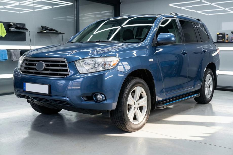 Toyota Highlander 2008-2013 Estribos Laterales Maya Blue (2 uds., Aluminio) Foto 1