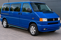 Volkswagen T4 Transporter 1990-2003 Estribos Laterales Maya Blue (2 uds., Aluminio) foto 1