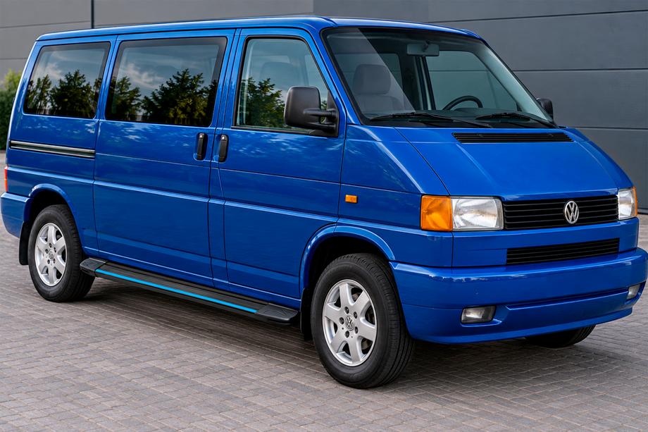 Volkswagen T4 Transporter 1990-2003 Estribos Laterales Maya Blue (2 uds., Aluminio) Image