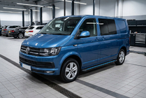 Volkswagen T6 2015-2024 Estribos Laterales Maya Blue (2 uds., Aluminio) foto 1
