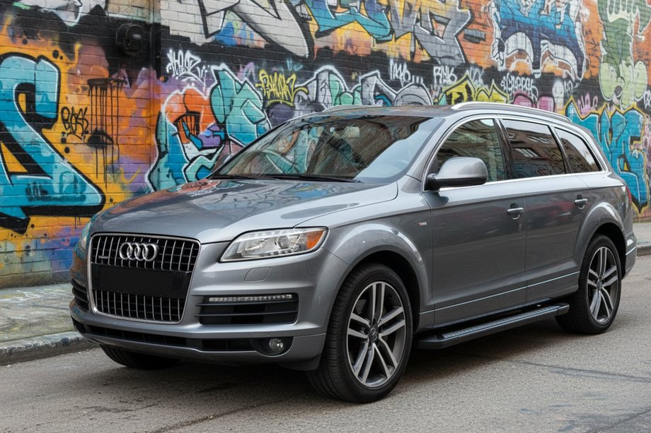 Audi Q7 2005-2015 Estribos Laterales New Vision Black (2 uds., Aluminio) Foto 1