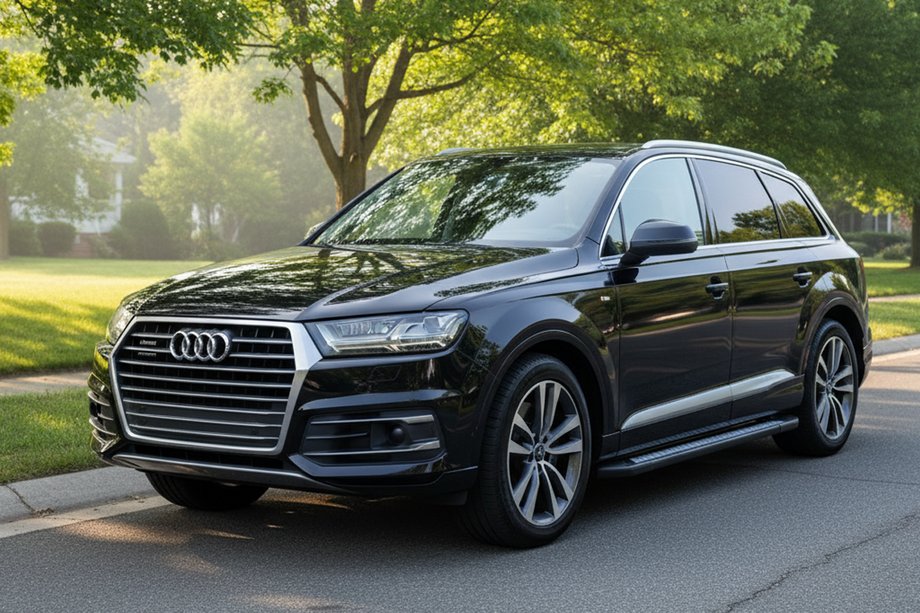 Audi Q7 2015–2026 Estribos Laterales New Vision Black (2 uds., Aluminio) Image