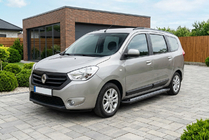 Dacia Lodgy 2012-2022 Estribos Laterales New Vision Black (2 uds., Aluminio) foto 1